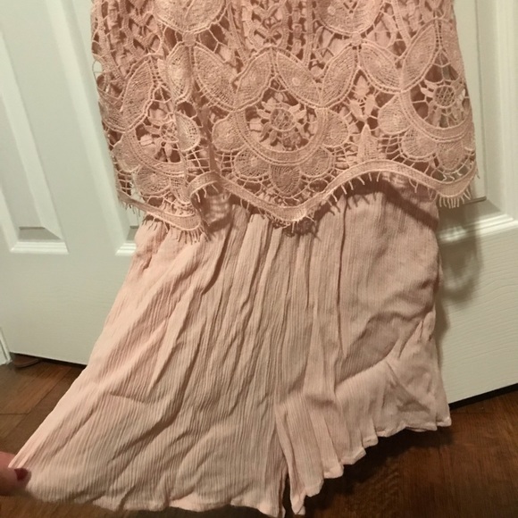 light pink mission romper - Picture 2 of 3